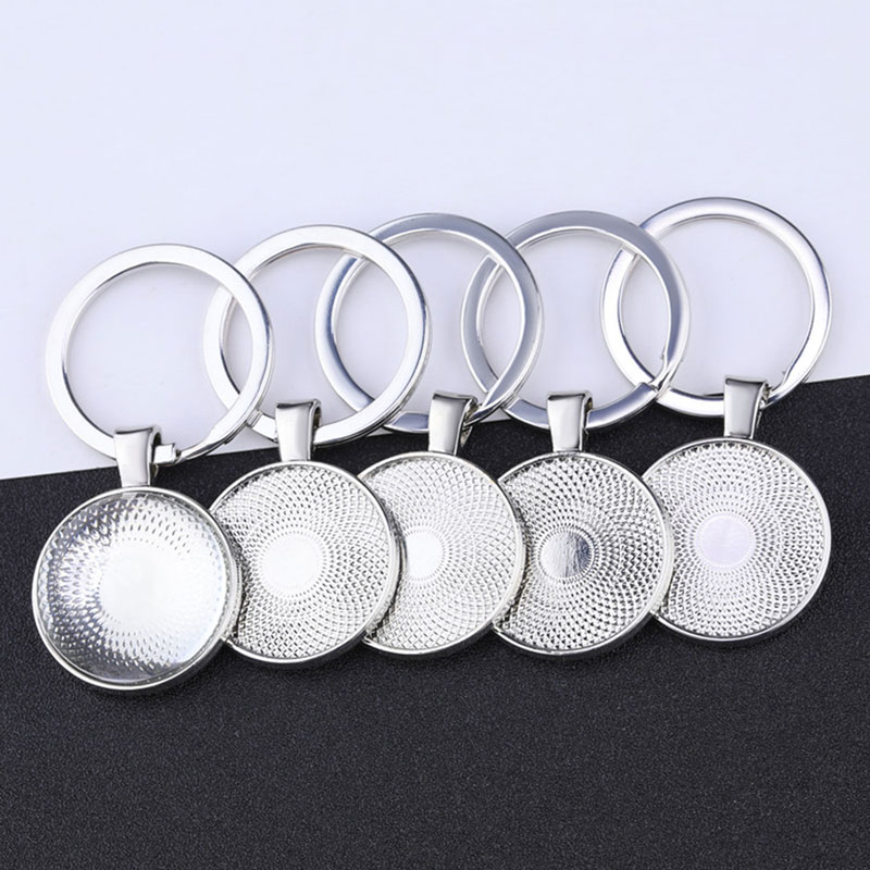 Bezels Set Pendant - 50PCS DIY 열쇠 고리 액세서리에 대