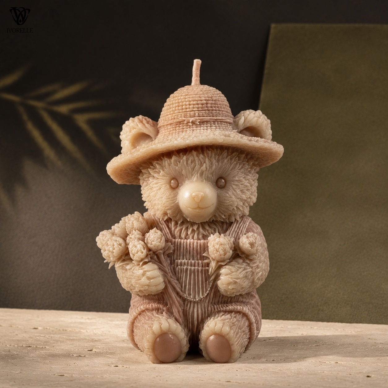 IVORELLE 곰 실리콘 캔들 몰드 밀짚모자와 꽃다발 - Resin Craft Ideas 리뷰 및 가격