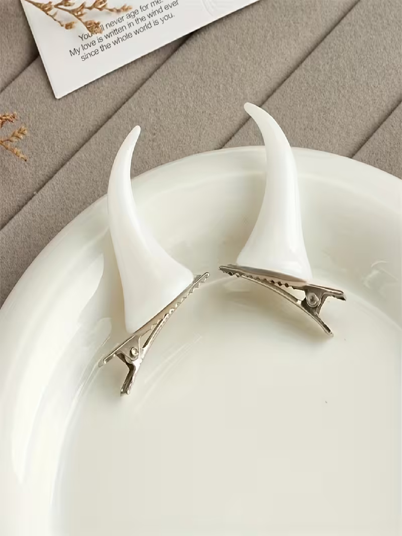 2피스 세트, 빨간색 뿔 헤어 클립 할로윈 악마 뿔,  - Resin Craft Ideas 리뷰 및 가격
