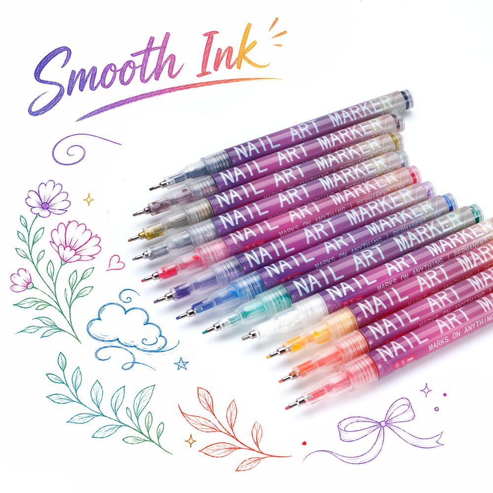 12 Pcs 0.5mm 파인 라인 마커 펜 수성 부드러 - Copic Marker Sketch 리뷰 및 가격
