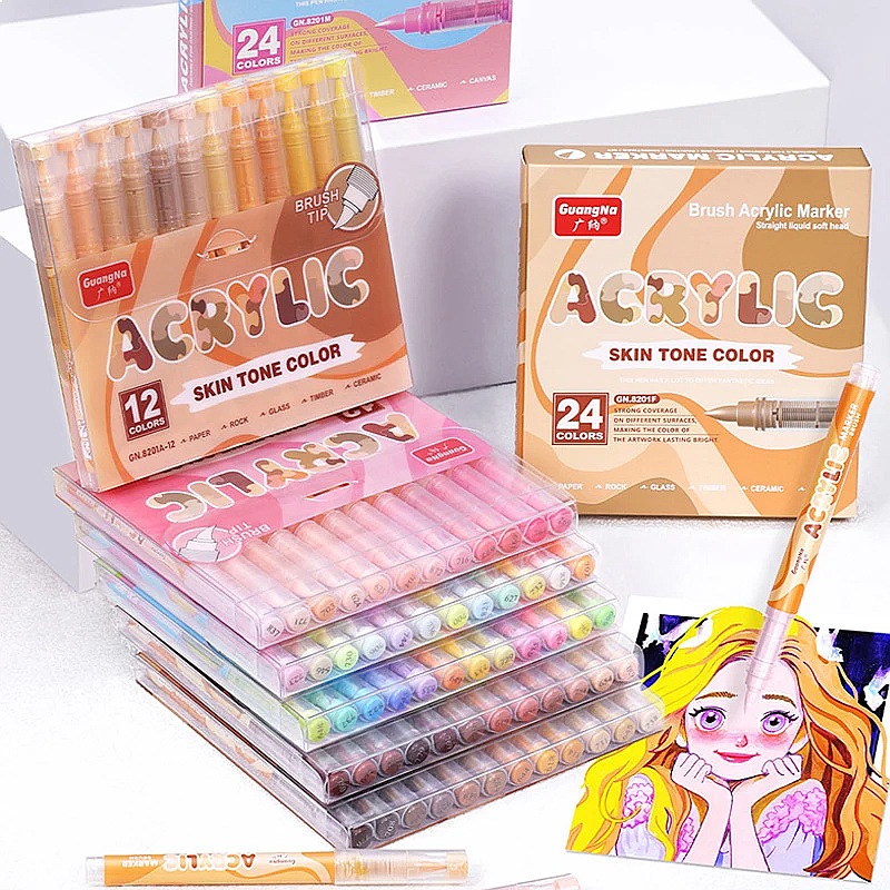 광나 72색 소프트 브러쉬 아크릴 마커 펜 세트, 스킨 - Copic Marker Sketch 리뷰 및 가격